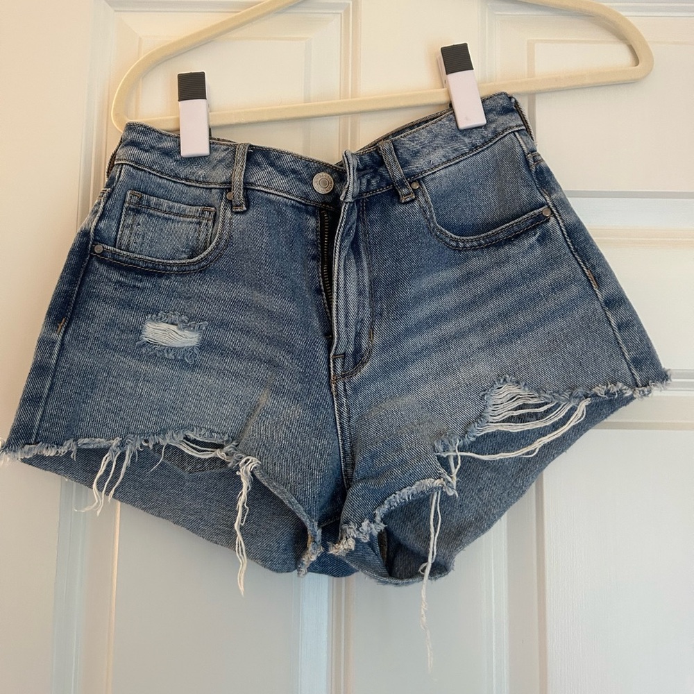 PacSun High Rise Fesitval Shorts (Jean Shorts)
